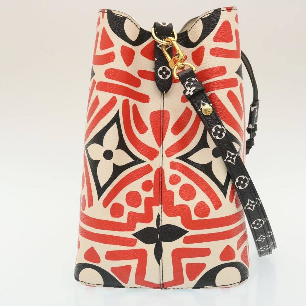 LOUIS VUITTON Monogram Giant LV Clafoutis Neo Noe Shoulder Bag Red Auth 29182A - Picture 4 of 16